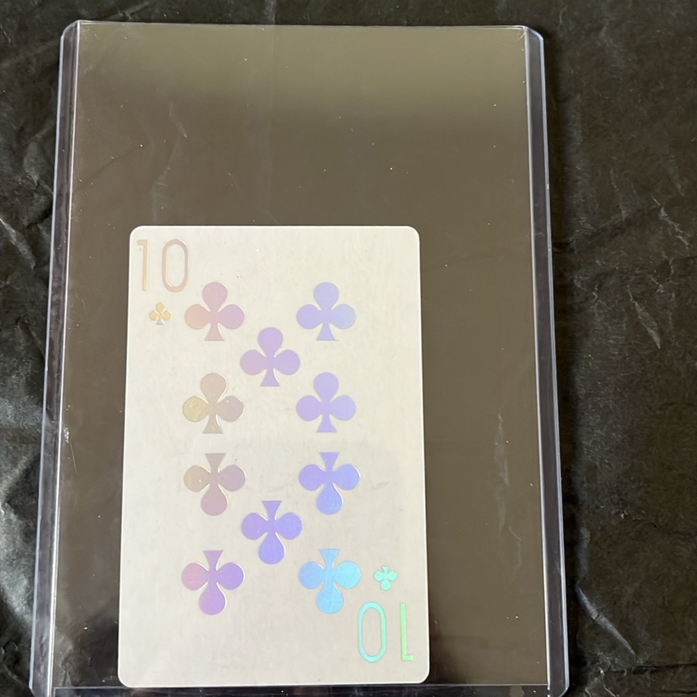 Joy Dior Playing Single Card 10 of Clubs - NWOT